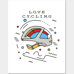 Love Cycling Posters and Art